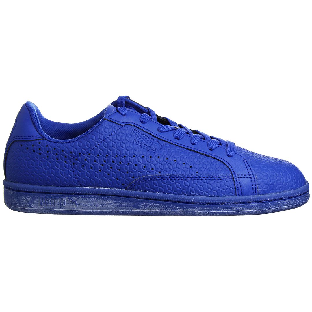 Puma Match Emboss Mens Blue Trainers