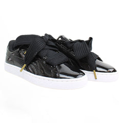 Puma Basket Heart Womens Black Trainers NO BOX