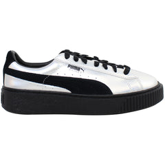 Puma Basket Platform Explosive Womens Metallic Trainers