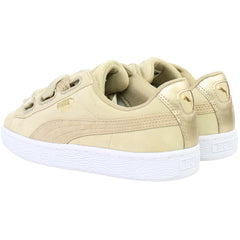 Puma Suede Heart Safari Womens Beige Trainers
