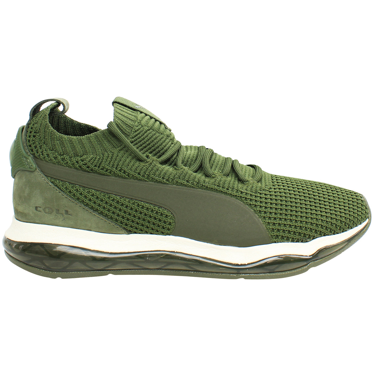 Puma Cell Motion Waffle Mens Green Trainers