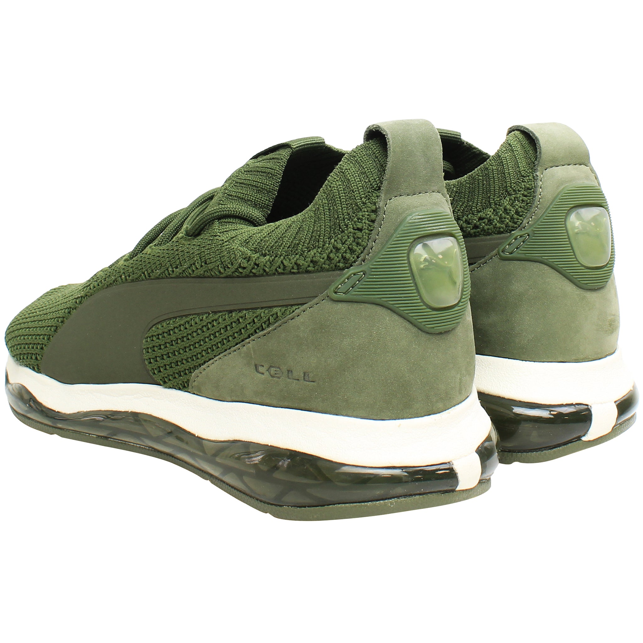 Puma Cell Motion Waffle Mens Green Trainers