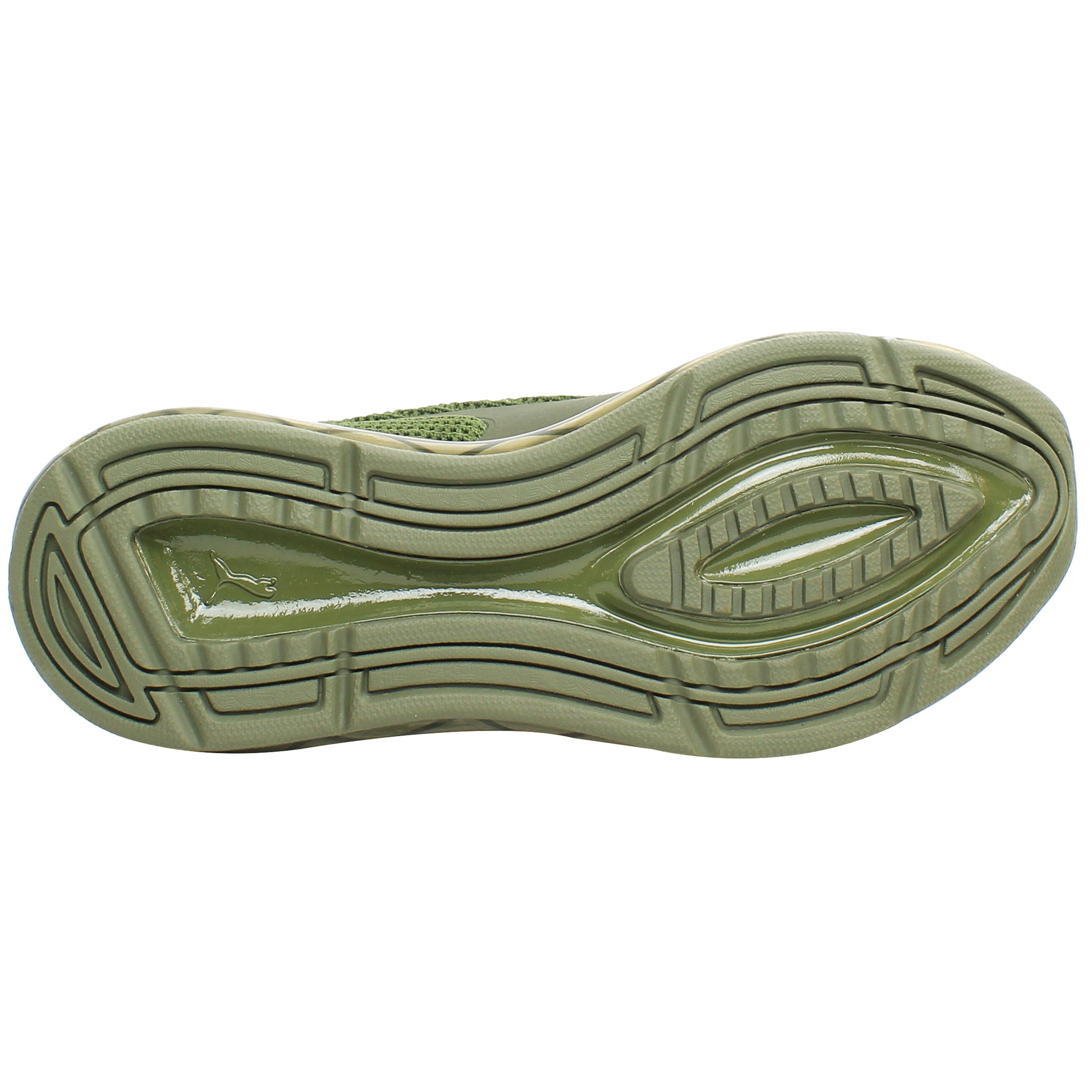 Puma Cell Motion Waffle Mens Green Trainers