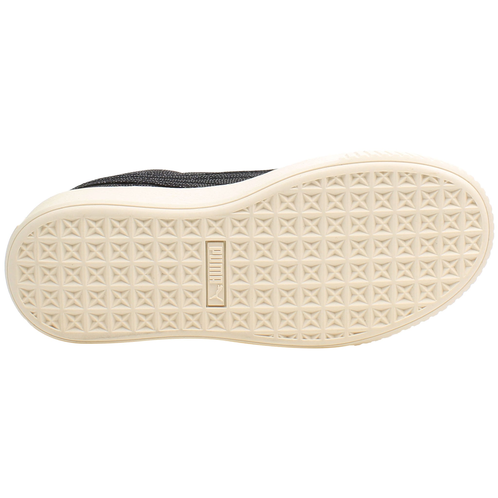 Puma Basket Platform CV Womens Black Trainers