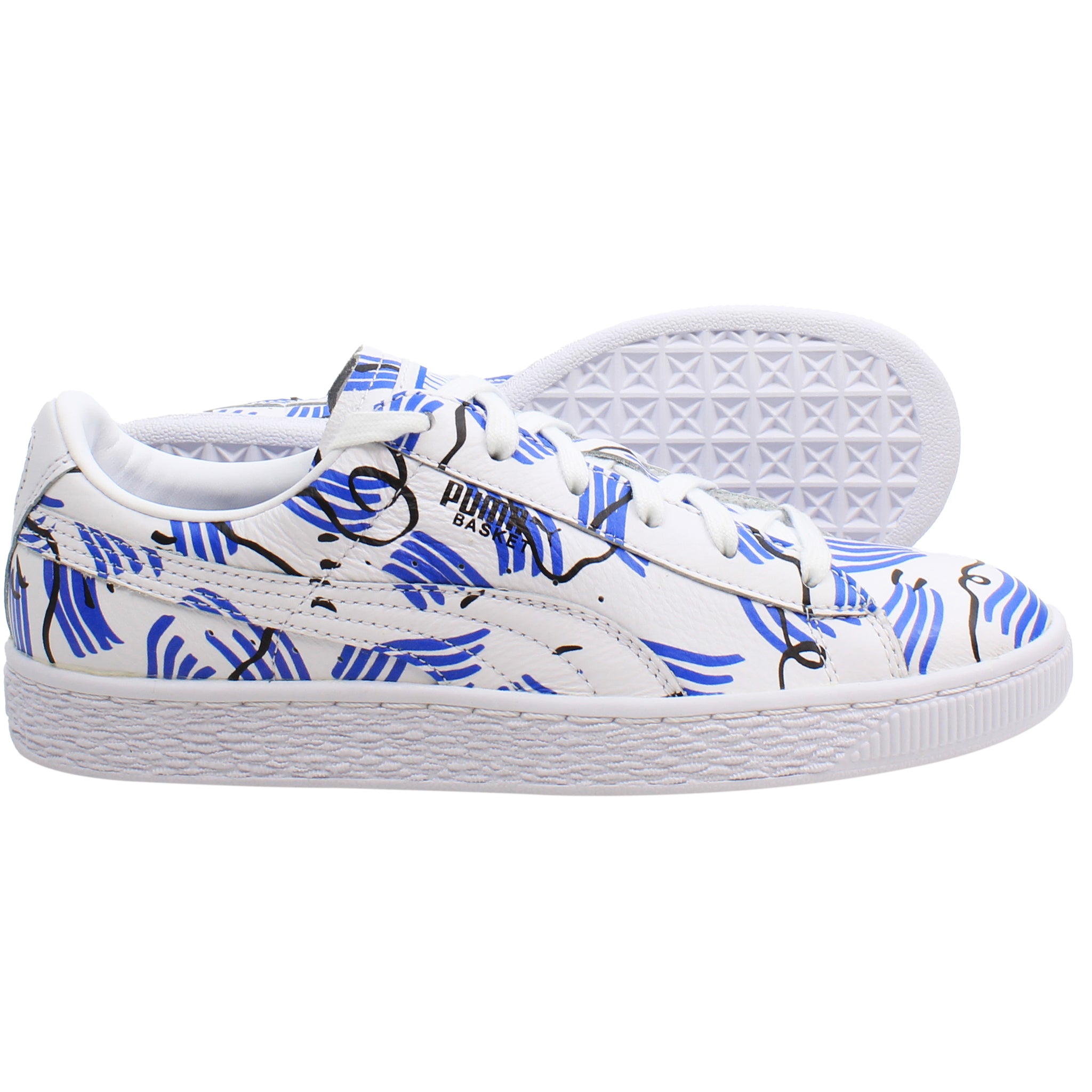 Puma Basket x Shantell Martin Mens White Trainers