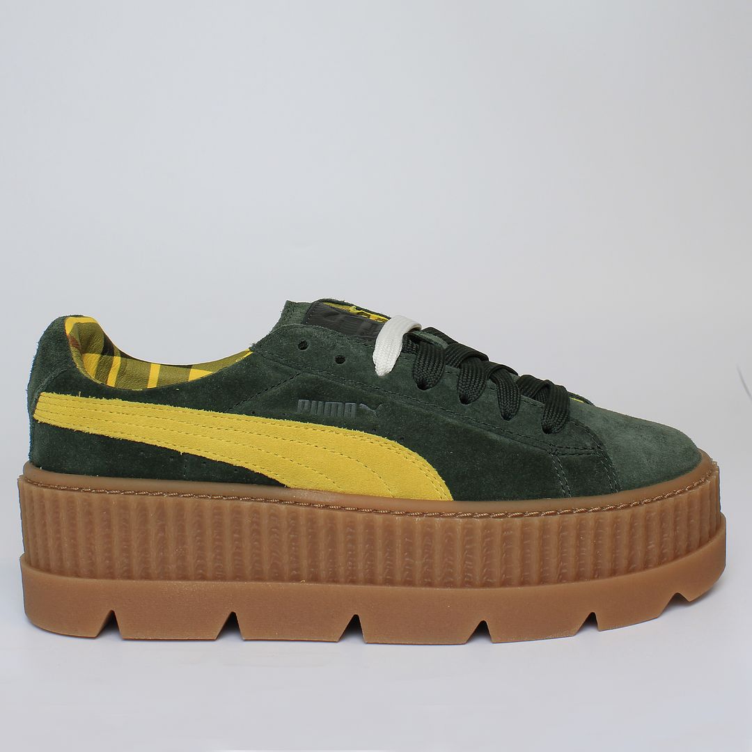 Puma x Rihanna Fenty Cleated Creeper Womens Green Trainers NO BOX