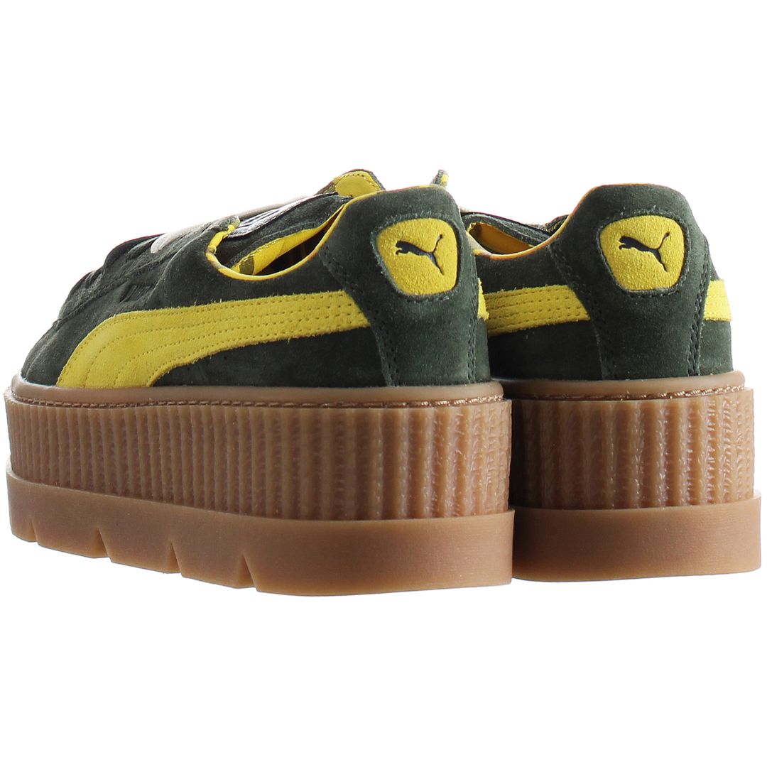 Puma Fenty By Rihanna Cleated Creeper Lace Up Suede Women Trainers 366268 01