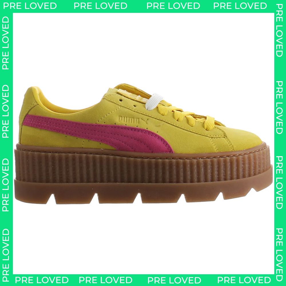 Puma x Rihanna Fenty Cleated Creeper Womens Yellow Trainers NO BOX