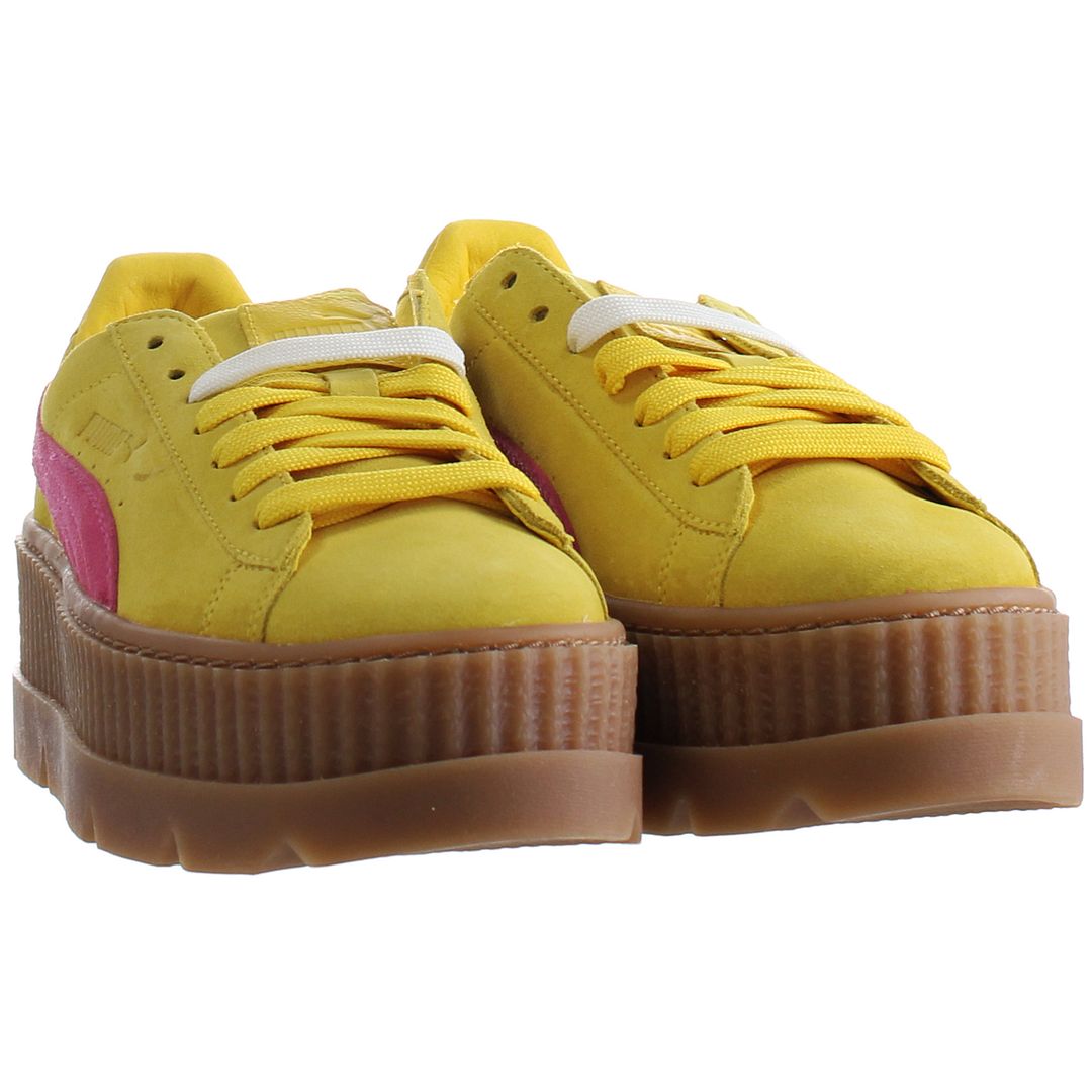 Puma x Rihanna Fenty Cleated Creeper Womens Yellow Trainers