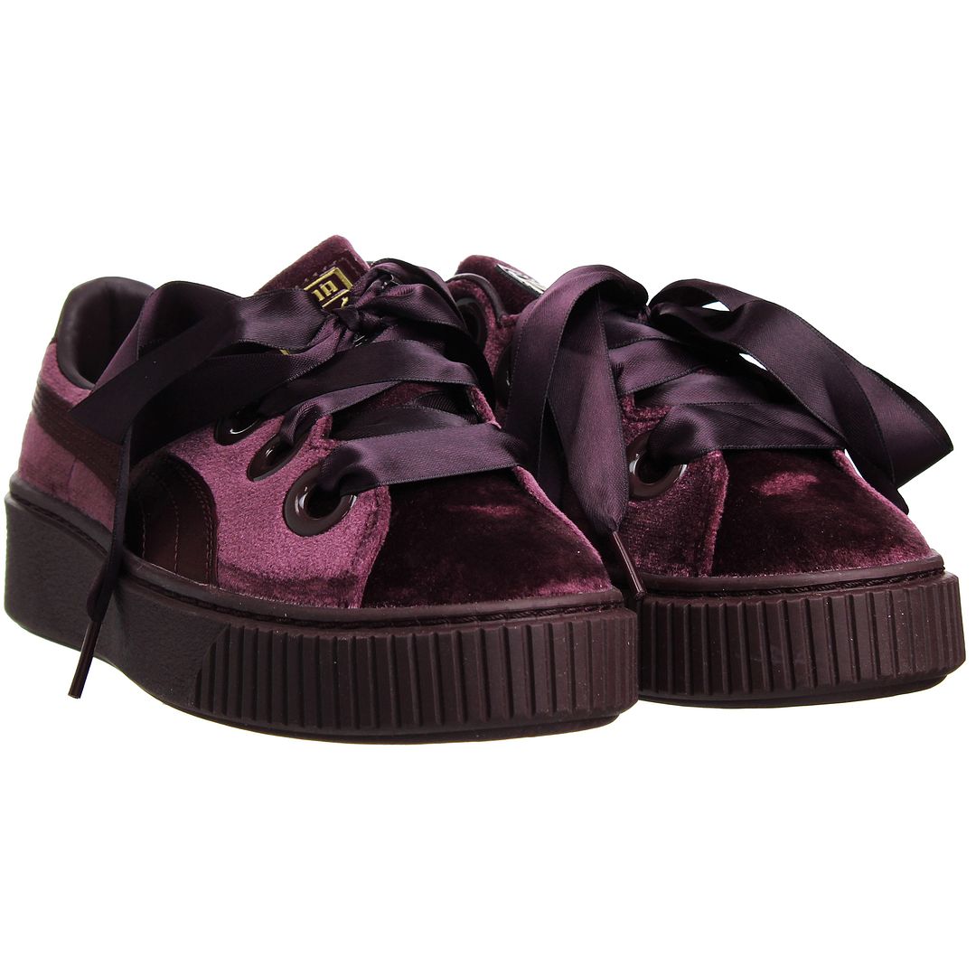 Puma platform velvet best sale