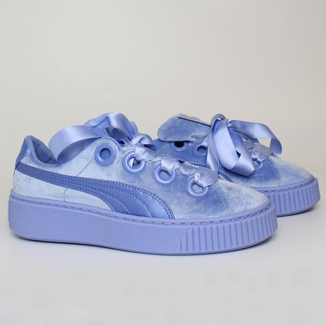 Puma Platform Kiss Blue Womens Trainers NO BOX