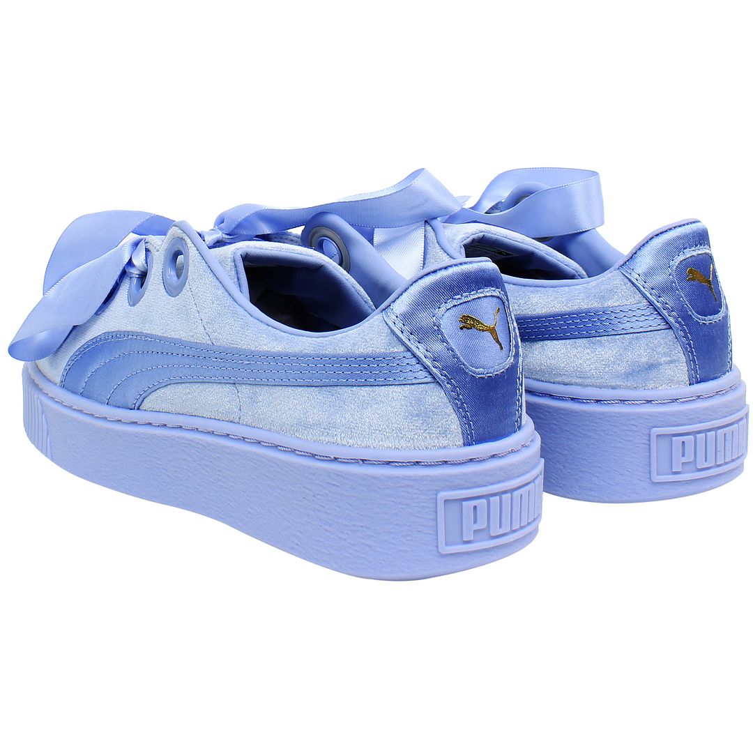 Puma Platform Kiss Womens Blue Trainers