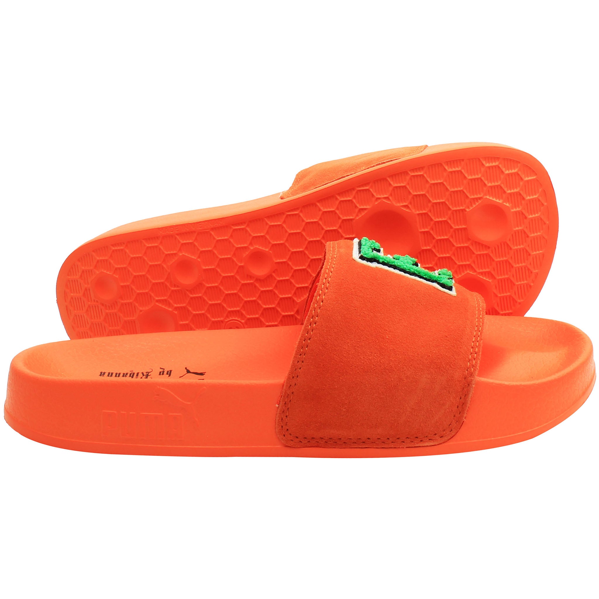 Puma x Rihanna Fenty FU Womens Orange Sliders