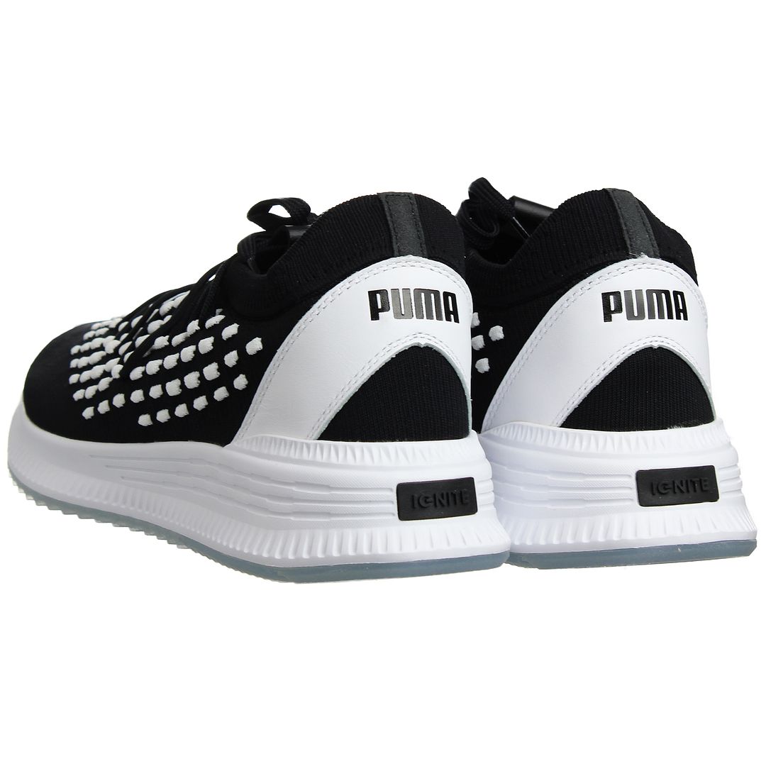 Puma AVID Fusefit Mens Black/White Running Shoes