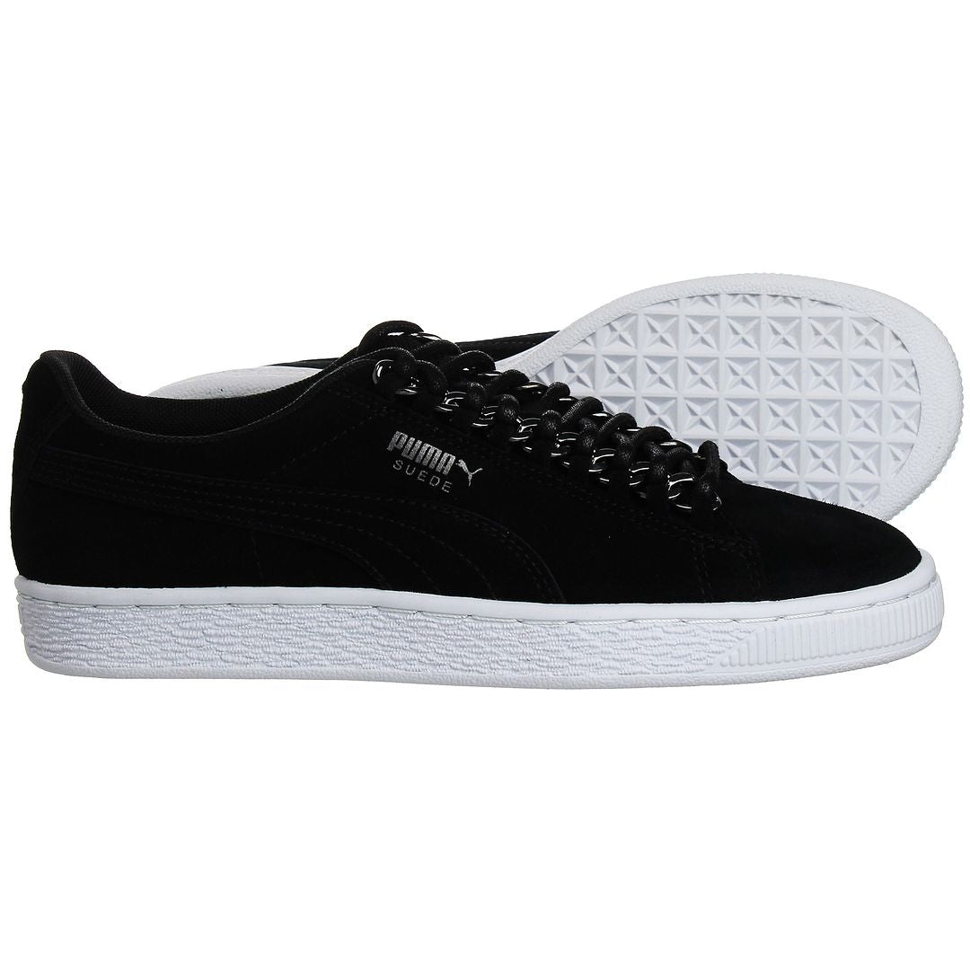 Puma Suede Classic x Chain Womens Black Trainers