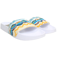 Puma Leadcat Coogi Mens White Sliders