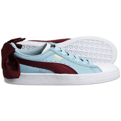 Puma Basket Bow New School Womens Blue Trainers