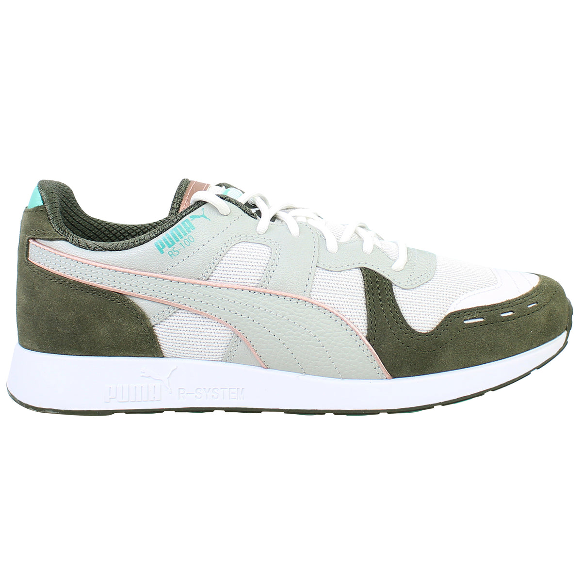 Puma RS-100 x Emory Jones Mens White/Green Trainers