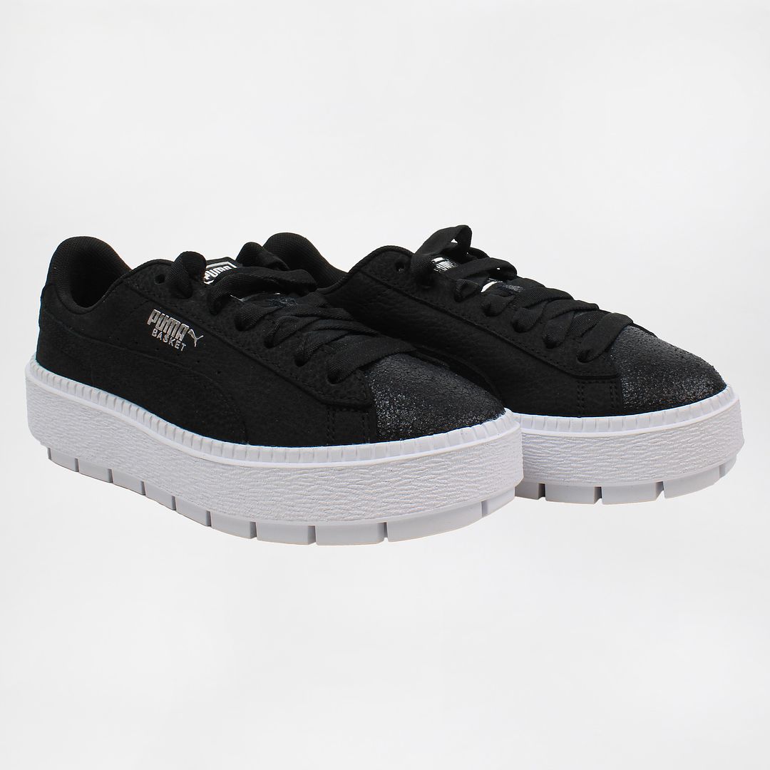 Puma Platform Trc BioHacking Womens Black Trainers NO BOX