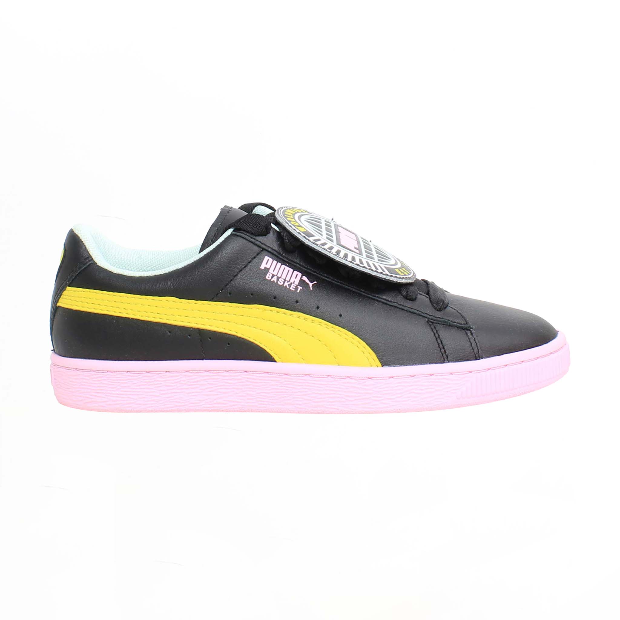 Puma Basket Badge TZ Womens Black Trainers NO BOX