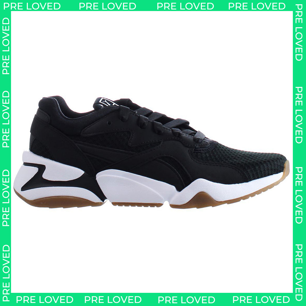 Puma Nova 90's Block Womens Black Running Shoes NO BOX