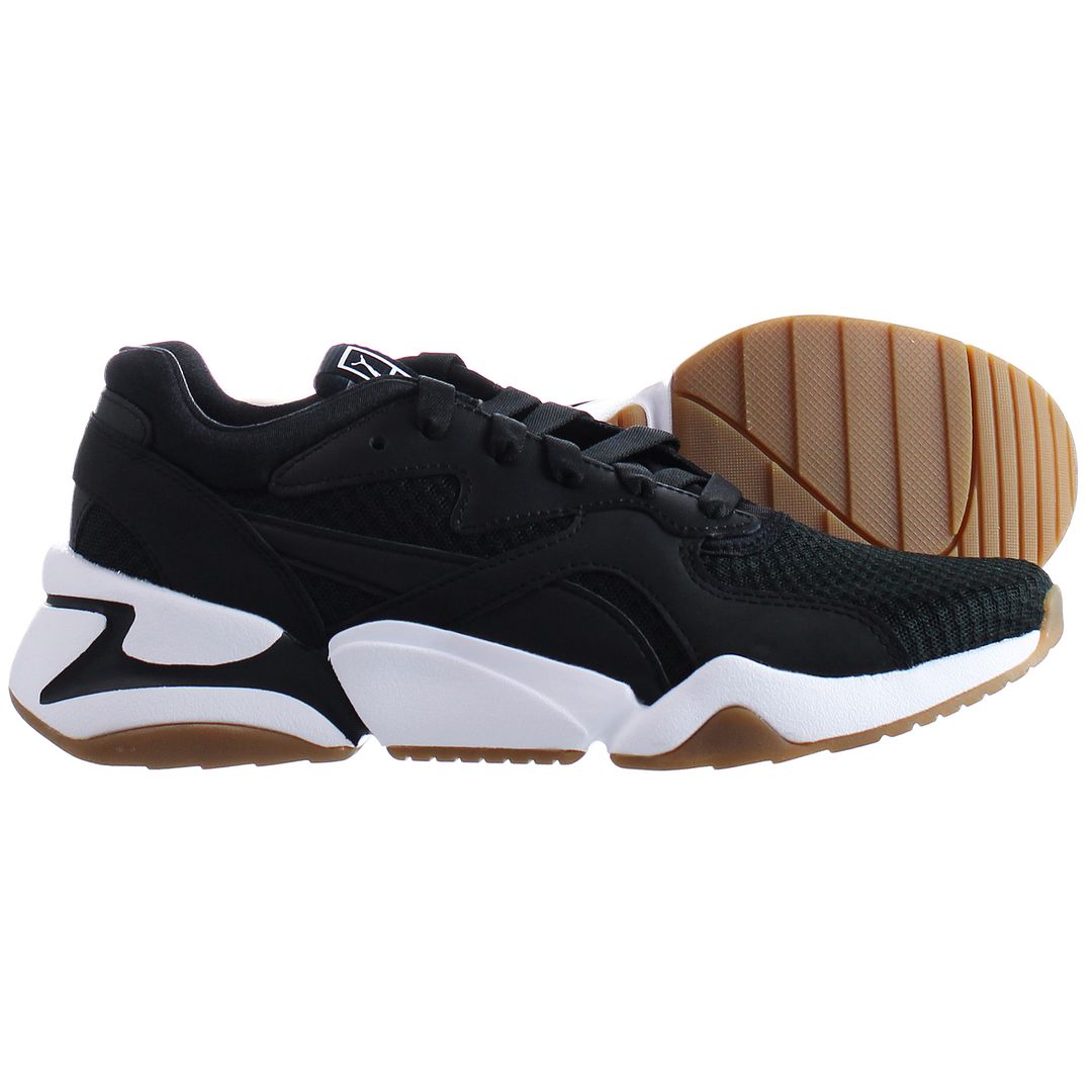 Puma Nova 90's Block Womens Black Running Shoes