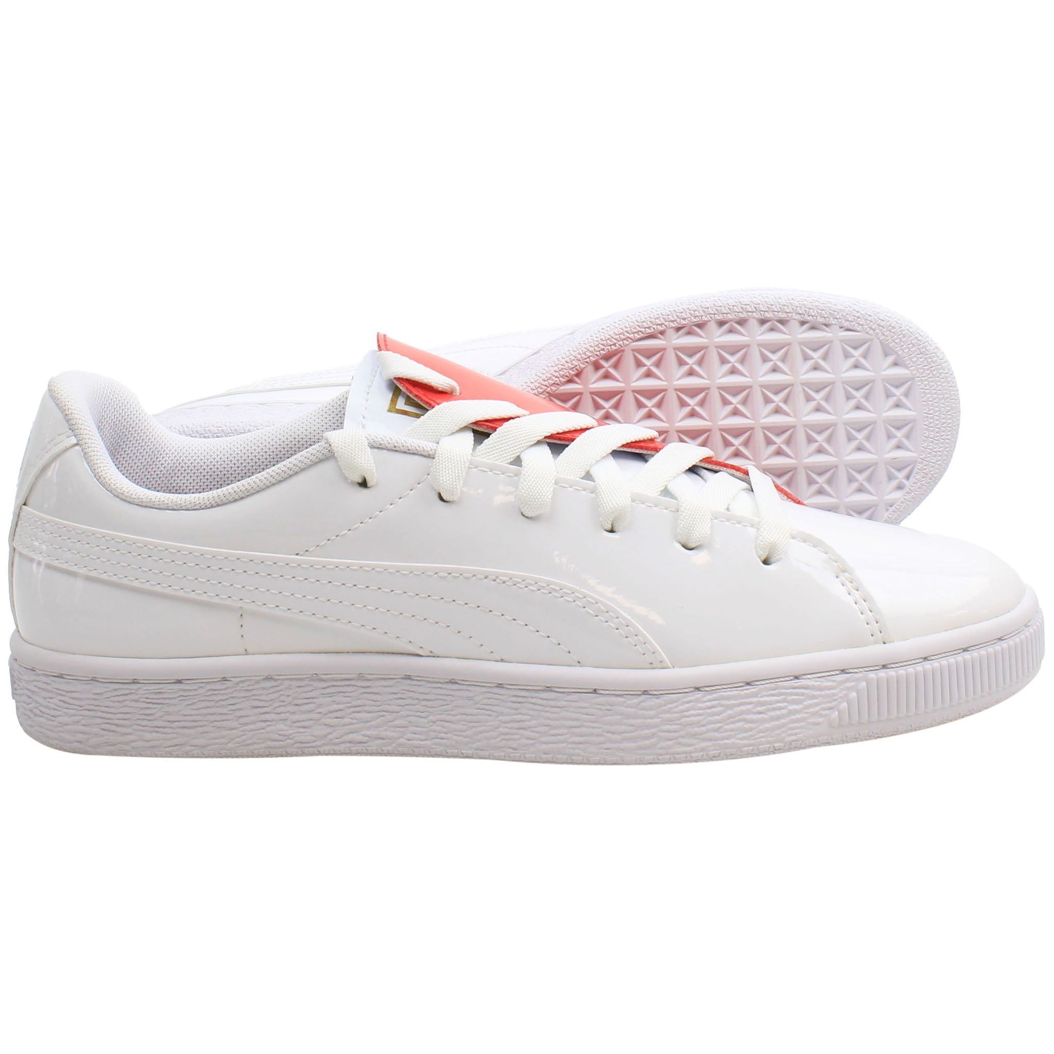 Puma Basket Crush Womens White Trainers