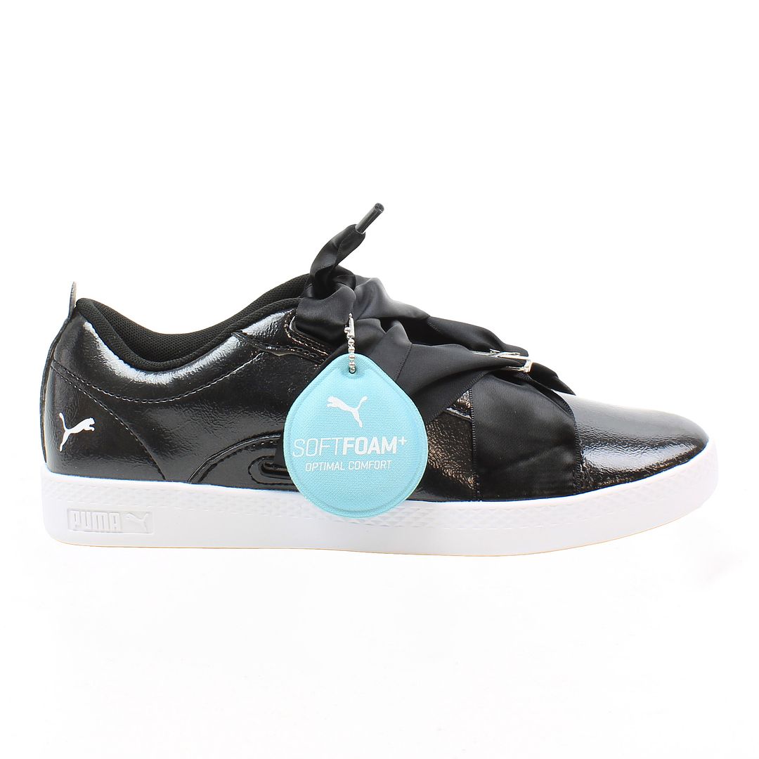 Puma Smash Buckle Womens Black Trainers No Box