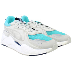 Puma RS-X Softcase Mens Grey/Turquoise Running Shoes
