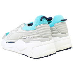 Puma RS-X Softcase Mens Grey/Turquoise Running Shoes