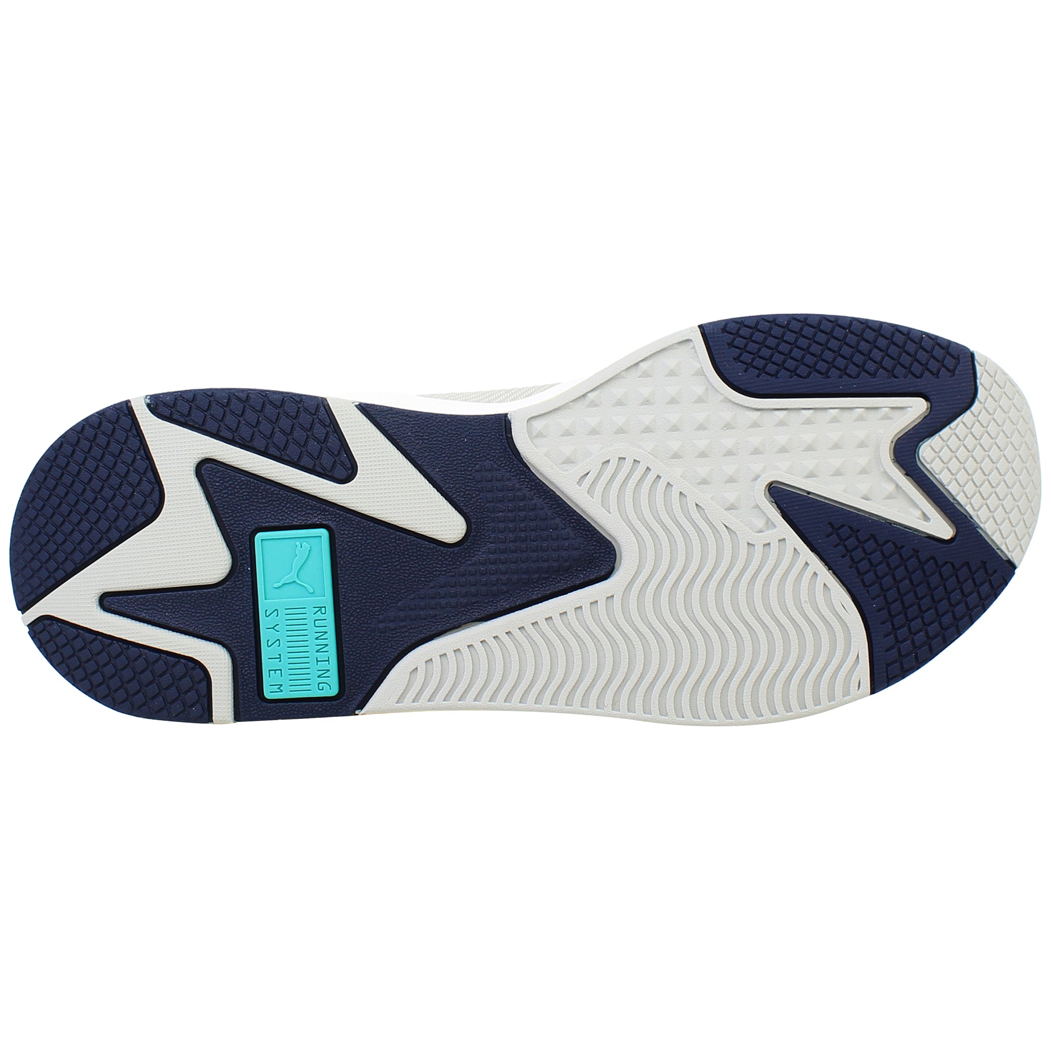 Puma RS-X Softcase Mens Grey/Turquoise Running Shoes