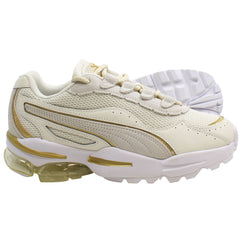 Puma Cell Stellar Soft Womens Gold/White Trainers