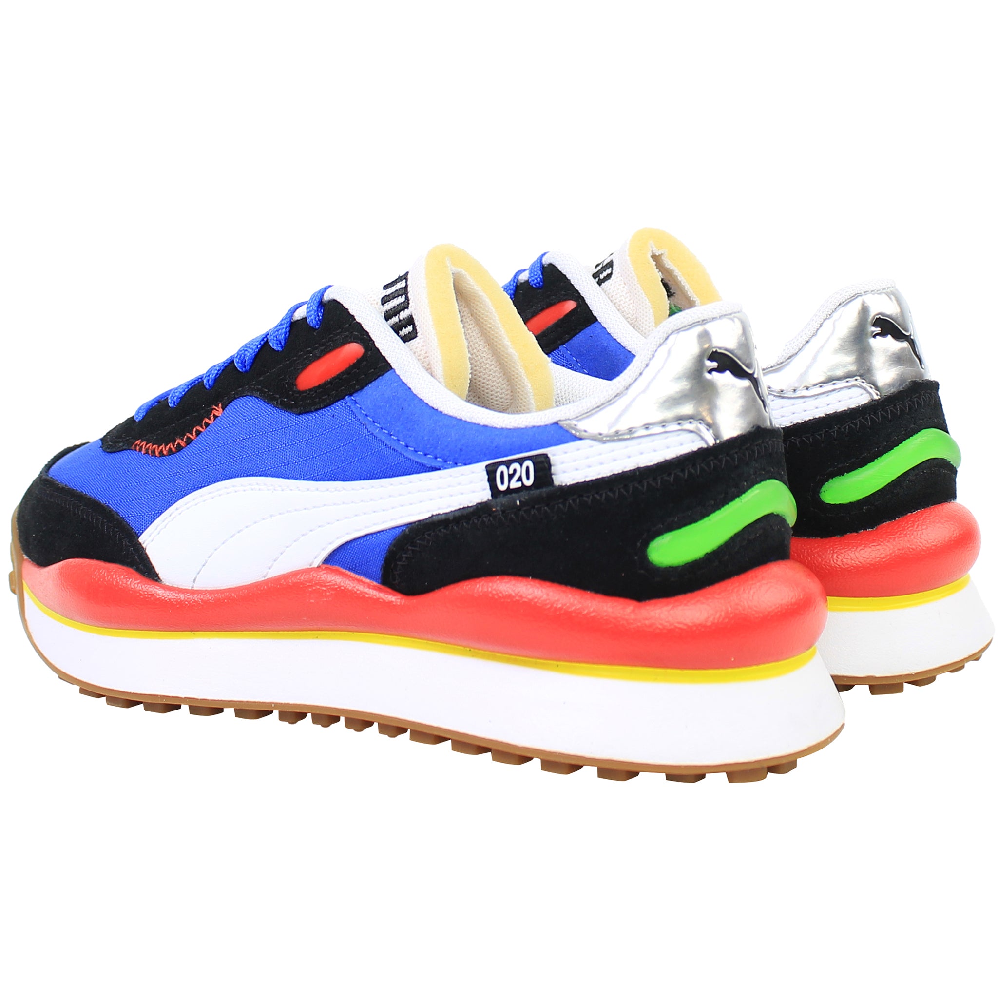 Puma Style Rider Play On Mens Blue/Black Trainers
