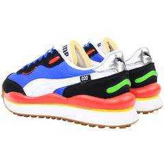 Puma Style Rider Play On Mens Blue/Black Trainers