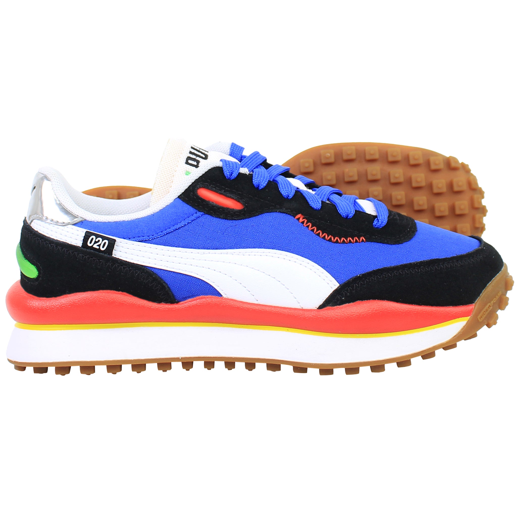 Puma Style Rider Play On Mens Blue/Black Trainers
