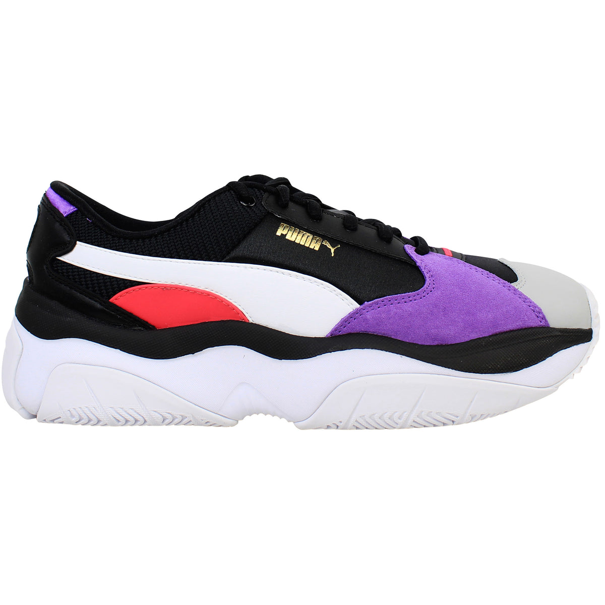 Puma Storm.Y Womens Black/Violet Trainers