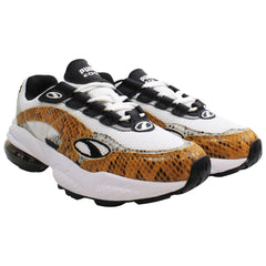 Puma Cell Venom Animal Kingdom Mens White/Brown Trainers