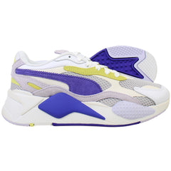 Puma RS-X3 Mesh Pop Womens White/Purple Trainers