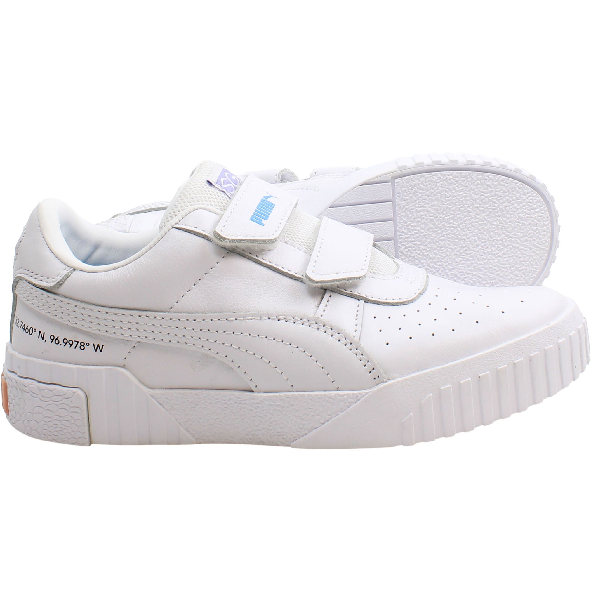 Puma Cali V x Selena Gomez Kids White Trainers