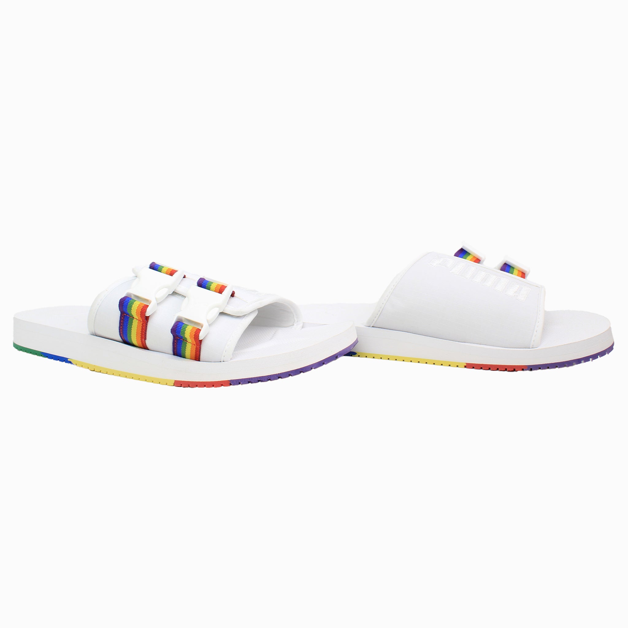 Puma Wilo Lux White Mens Sliders NO BOX