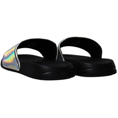 Puma Popcat 20 Iridescent Womens Black/Silver Sliders