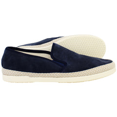 Dune Fransisco Mens Navy Espadrilles