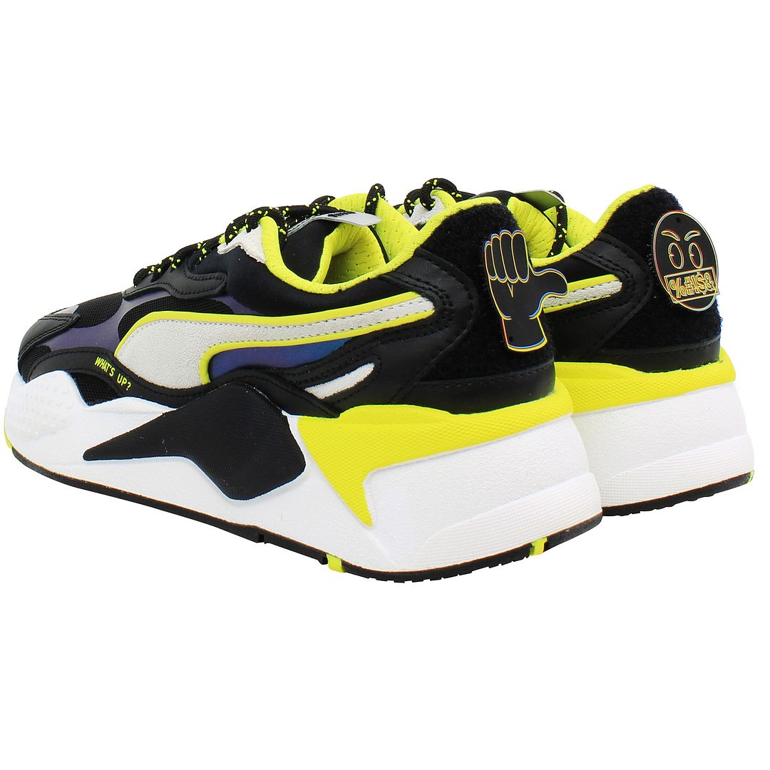 Puma RS-X3 x Emoji Mens Black Trainers