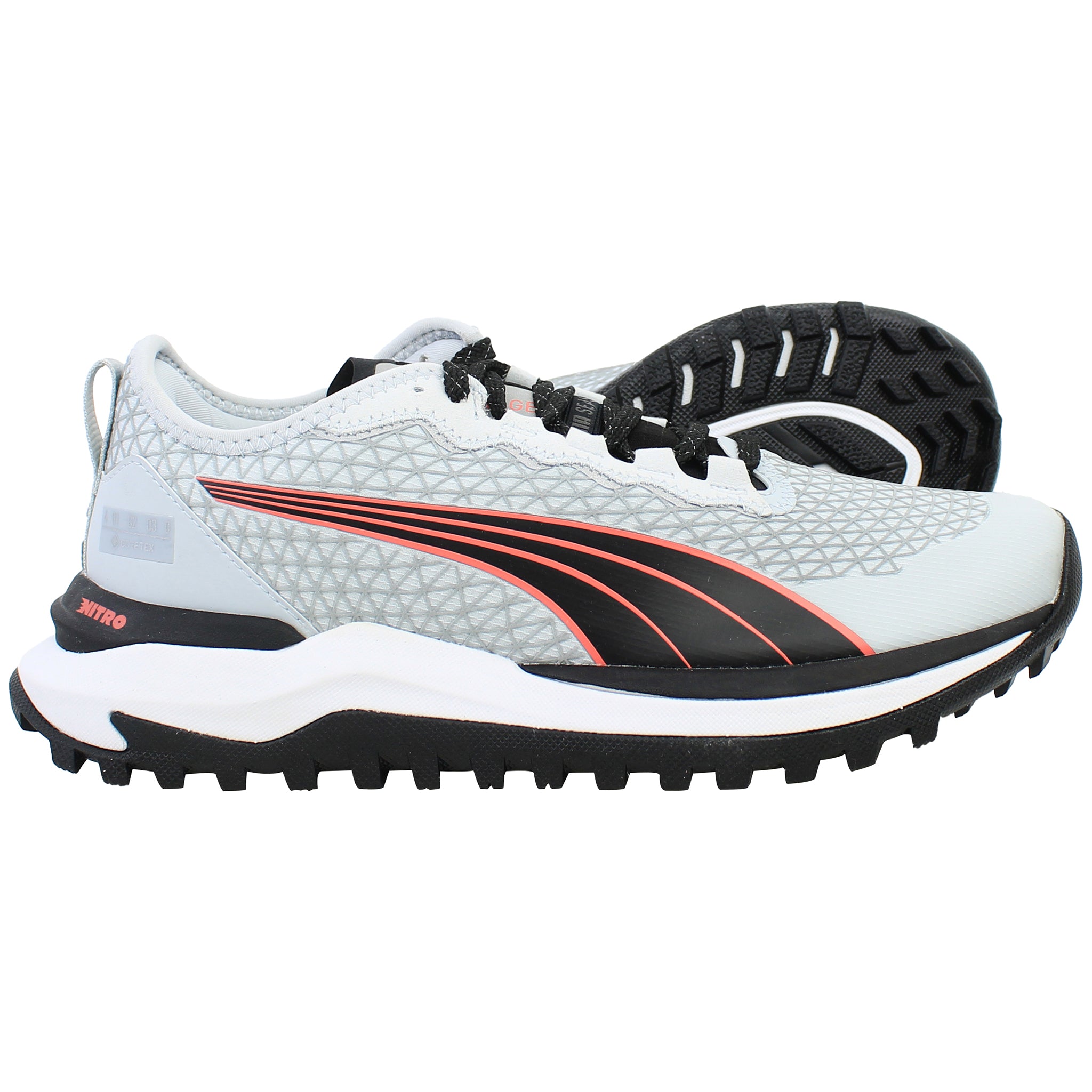 Puma Voyage Nitro 2 Gore-Tex Womens Grey Running Shoes