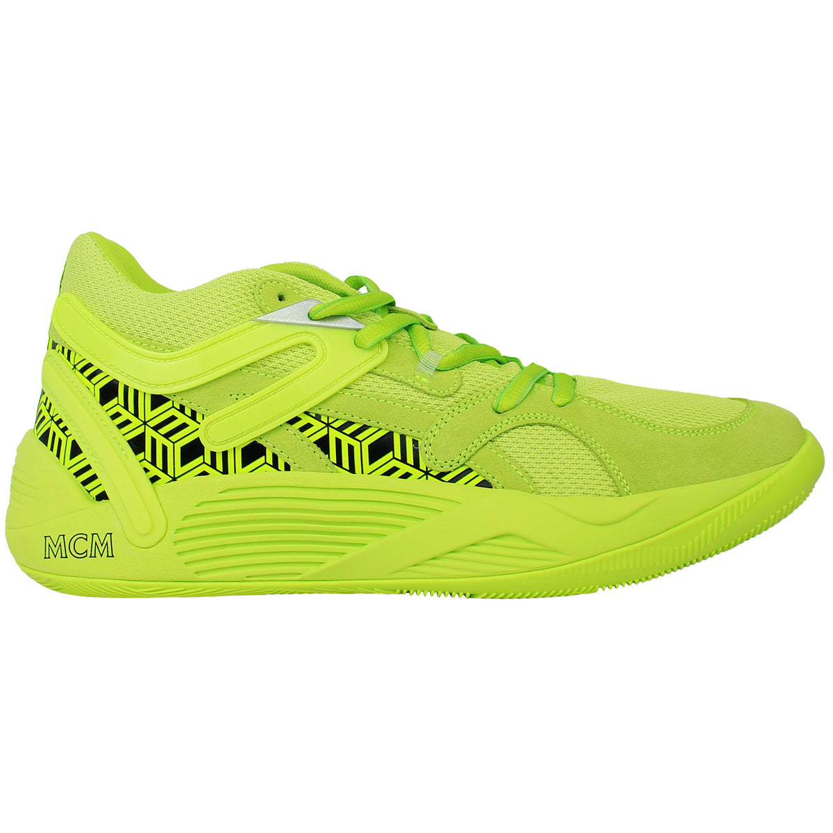 Puma x MCM TRC Blaze Court Mens Green Trainers