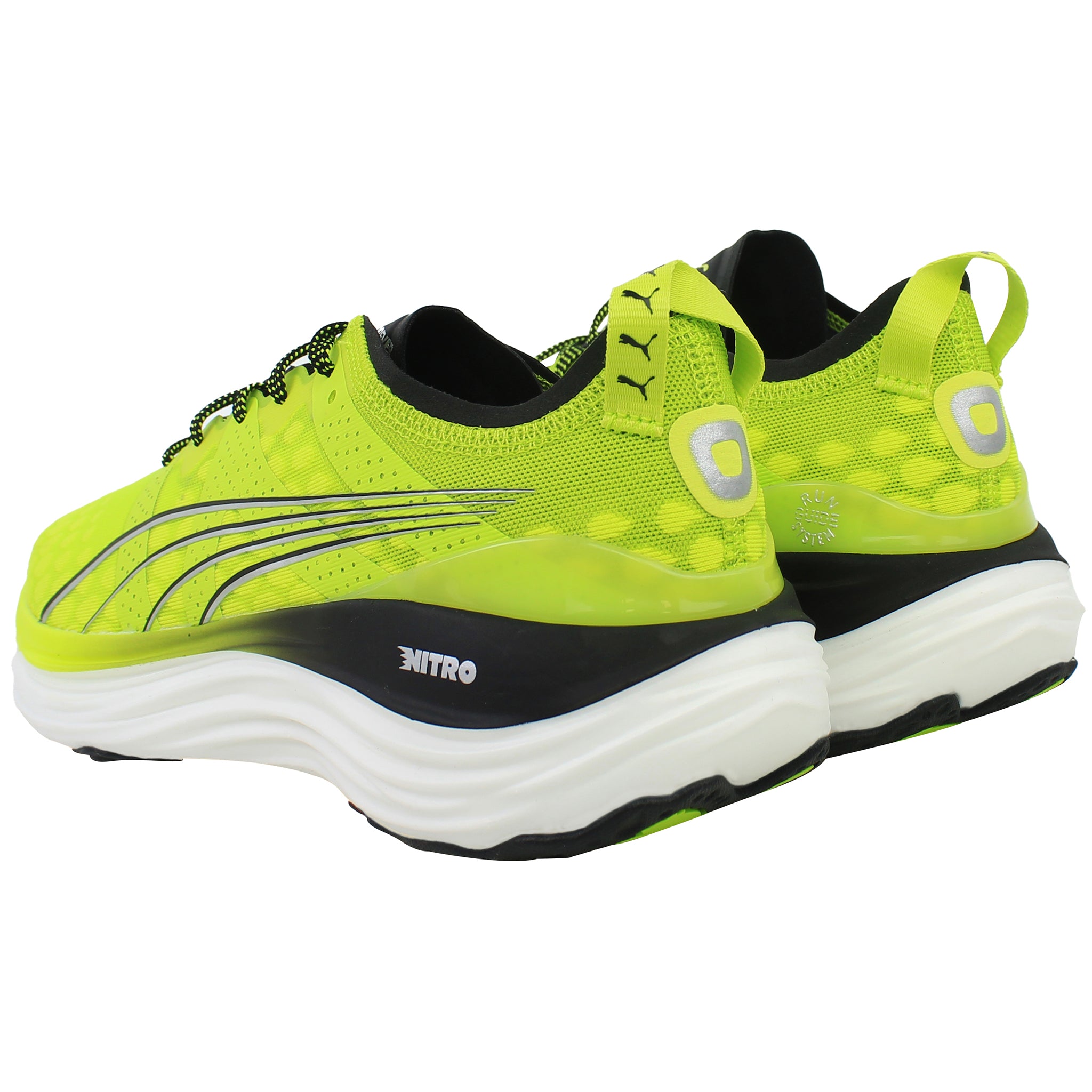 Puma ForeverRun Nitro Mens Green Running Shoes