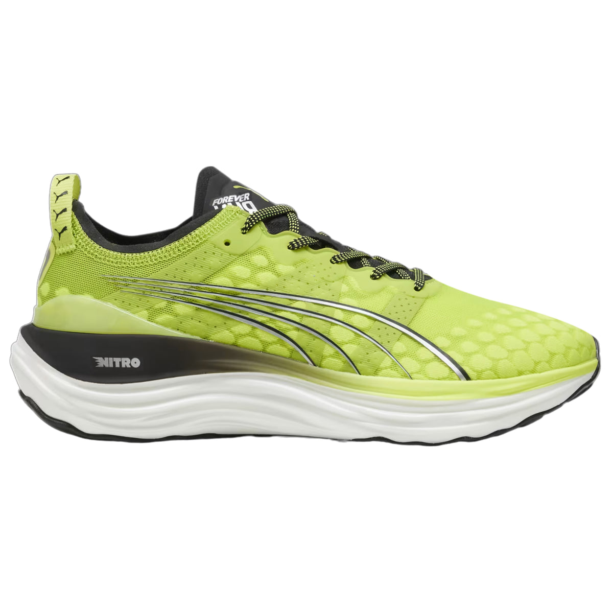 Puma ForeverRun Nitro Mens Green Running Shoes