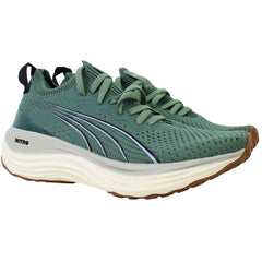 Puma ForeverRun Nitro Knit Womens Dark Green Running Shoes
