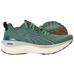 Puma ForeverRun Nitro Knit Womens Dark Green Running Shoes