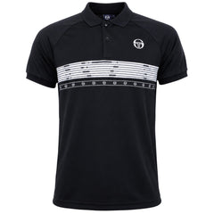 Sergio Tacchini Candis Mens Black Polo Shirt